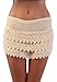 Cotton Natural Women's Lace Crochet Shorts Beach Miniskirts