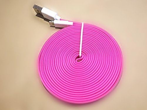 iphone 6 cords Extra Long 8 Pin to USB 10 ft 3 Meter Sync Transfer Data and Charger Cord Wire for iPhone 6 plus, iPhone 6, iPhone 5s 5c 5s (!cable rose)