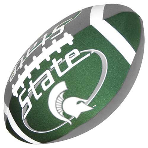 My Team Michigan State Spartans Squishy Microbead Football Pillow