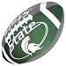 My Team Michigan State Spartans Squishy Microbead Football Pillow