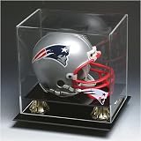 New England Patriots NFL Full Size Football Helmet Display Case