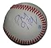 Moneyball Philip Seymour Hoffman Autographed ROLB Baseball, Oakland Athletics, Proof Photo