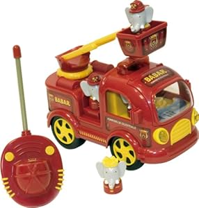 jouet camion de pompier sonore