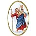 Car Visor Clip - Saint Christopher - 1.75"x1.0" - Clip on