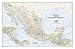Mexico and Central America Wall Map (laminated)