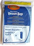 Simplicity Type F Bags for Freedom Uprights - 6 pack