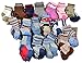TeeHee Socks 50 Pairs Various Sample Socks Value Pack (Kids 3-5 Years)