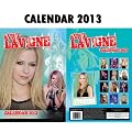 AVRIL LAVIGNE 2013 KALENDER CALENDAR BY DREAM + AVRIL LAVIGNE SCHL�SSELANH�NGER