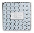 SwaddleDesigns Ultimate Receiving Blanket  - Pastel Blue with Brown Mod Circles