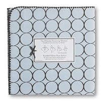SwaddleDesigns Ultimate Receiving Blanket  - Pastel Blue with Brown Mod Circles
From SwaddleDesigns

