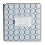 SwaddleDesigns Ultimate Receiving Blanket  - Pastel Blue with Brown Mod Circles
