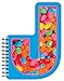 iscream Letter J Shaped Spiral-Bound Lined Page 6.5