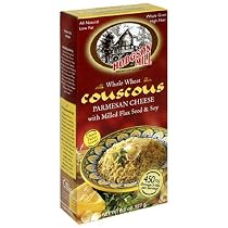 Hodgson Mill Whole Wheat Couscous with Milled Flax Seed & Soy, Parmesan Cheese, 6.6-Ounce Boxes (Pack of 8)