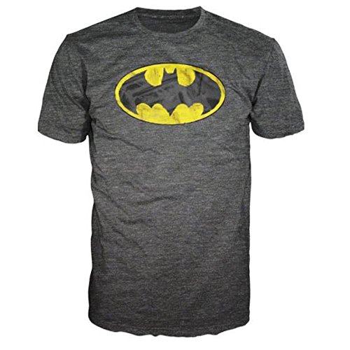 Batman Brushed Logo Heathered T-Shirt (3X-Large)