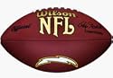 San Diego Chargers Composite Football from Wilson