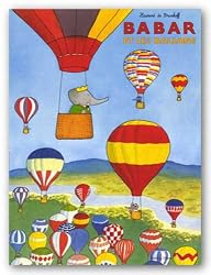Babar et les ballons by Laurent de Brunhoff 31.5"x23.5" Art Print Poster