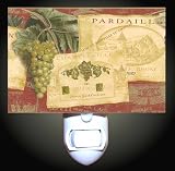 White Wine and Labels Decorative Night Light