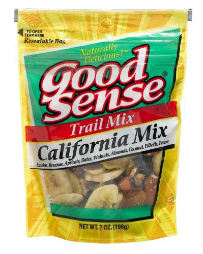 Good Sense Trail Mix, California Mix, 7-Ounce Bags (Pack of 12) by California Mixes