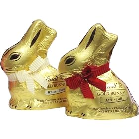 Lindt Milk Chocolate Small Gold Bunnies Set of 2 – 3.5oz.