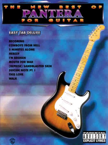The New Best of Pantera for Guitar (Easy Tab Deluxe)