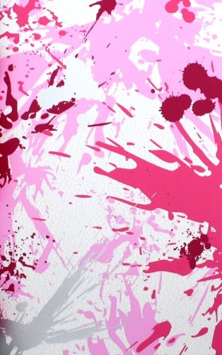 Rasch Tapete Flash 2011 Jugend Vliestapete Farbkleckse 760705 pink weiß