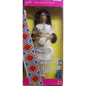 1992 Dolls of the World Collection Native American Barbie SPECIAL EDITION