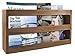 SeaTeak Wooden Magazine / Map Rack, Large, 100% Solid Teak Wood, 9-1/2