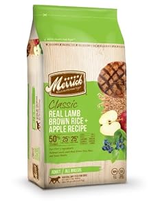 Merrick Classic 30-Pound Adult Real Lamb, Brown Rice and Apples Dog Food, 1 Bag Merrick Classic 30-Pound Adult Real Lamb, Brown Rice and Apples Dog Food, 1 Bag