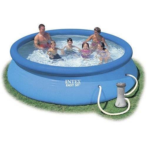 Childrens Toyshop  Toys : 12' x 30" Easy Set Pool Set (with Filter Pump and DVD)