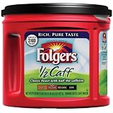 FolgersHalfCaffeinatedGroundCoffee,29.2-OuncePackages(Packof3)