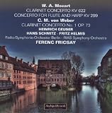 Con.for Clarinet & Orch./Harp Con./Clarinet Con.
