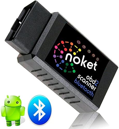 OBD2 Scanner - Bluetooth OBD II Adapter Car Scan Tool w/ ELM327 Processor - ID & Fix Auto Engine Code Errors - This ELM 327 OBD 2 Reader Works w/ Android, Palm, & Windows Devices - For ALL OBDII Vehicle Models - BEST GUARANTEE & CUSTOMER SERVICE!