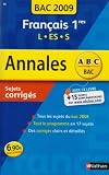 Français 1e L, ES, S