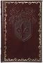 Classic Fleur-De-Lis Journal Diary, Fully Embossed, Lined Pages, 6x8, Brown