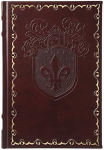 Classic Fleur-De-Lis Journal Diary, Fully Embossed, Lined Pages, 6x8, Brown