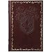 Classic Fleur-De-Lis Journal Diary, Fully Embossed, Lined Pages, 6x8, Brown