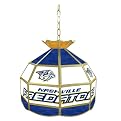 NHL Nashville Predators Stained Glass Tiffany Lamp - 16" dia.