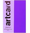 Paperchase 10 Sheets of Art Card. A4 Purple