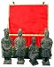 Best Gift Ideas for Him Father Dad - Set of 4 Chinese Terra Cotta Xian Warriors Statues