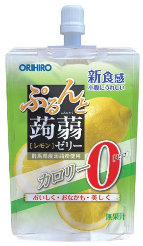 オリヒロ ぷるんと蒟蒻ゼリー カロリーゼロ レモン 130g