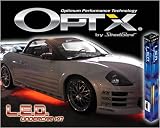 OPTX by StreetGlow OPLED100RD Red LED Undercar Light Kit