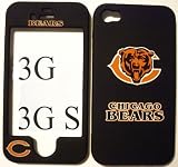 Chicago Bears football logo Apple iPhone 3 3g s Faceplate Hard Cell Protector Case Housing Cover Snap On NEW !!