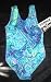 Girls 1 PC Turq/Royal Paisley