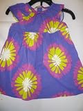 Carter's Girls Purple Floral SunSuit Dress Set