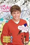 High School Musical 2 Poster ~ Zac Efron as Troy ~ 22x34
