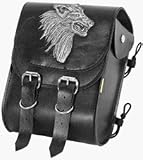 Willie & Max Sissy Bar Bag SBB 460 Wolf Head
