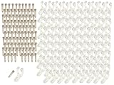 Clearance 55% Off, Heavy Duty Mounting Clips with Screws 100EA For 1/2 LED Rope Light
