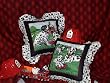 Firehouse Friends 16" Zippered Throw Pillow Set Showcasing Playful Dalmations