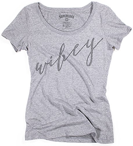 Superluxe™ Womens Wifey Tri-Blend Scoop Neck T-Shirt
