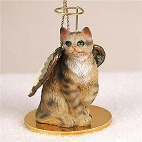 Shorthair, Brown Tabby Tiny Ones Cat Angel (2 in)